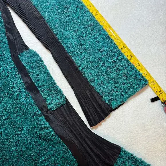 LINDI Teal Textured Art Jacket | Lagenlook Boutique Coat‎ - Picture 7 of 10